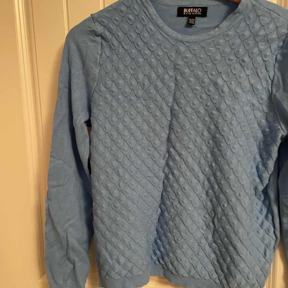 Ice blue sweater